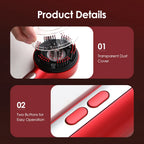Electric Scalp Massage Comb with Serum Applicator for Hair Growth