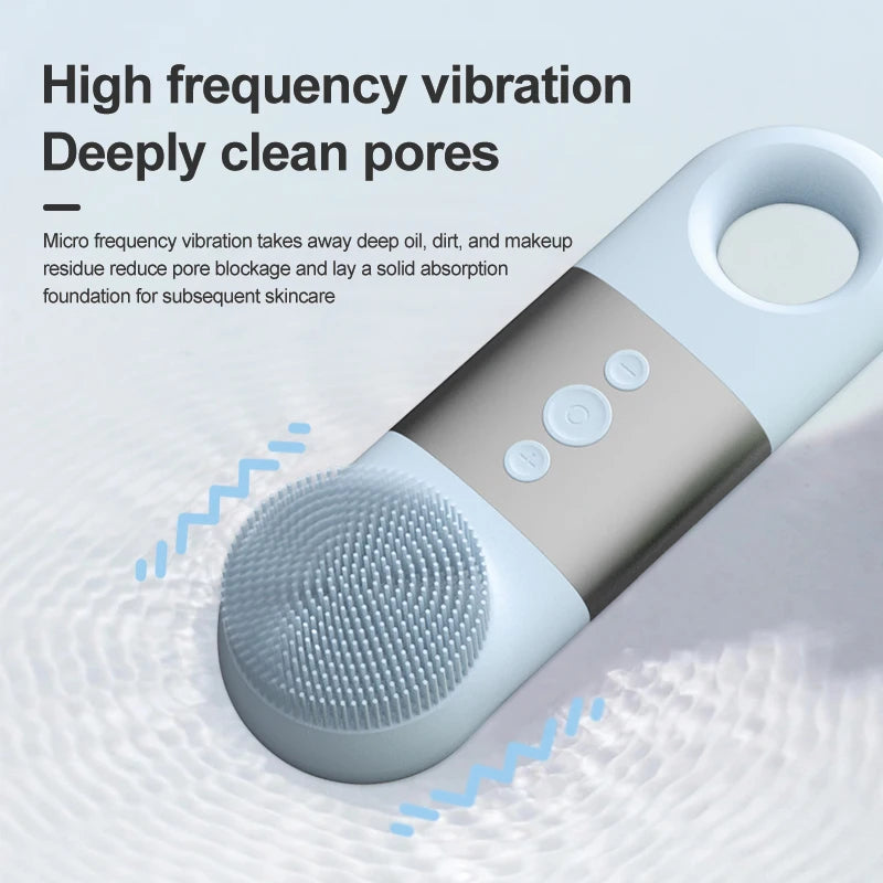 Hot and Cold Sonic Facial Cleansing Brush - 3