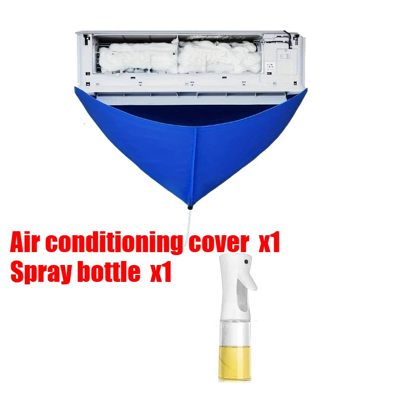 Waterproof Air Conditioner Cleaning Cover for Wall Units - 9