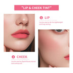 Waterproof 2-in-1 Matte Lip Tint and Liquid Blush