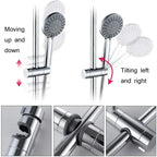 Adjustable Universal Shower Head Rail Holder
