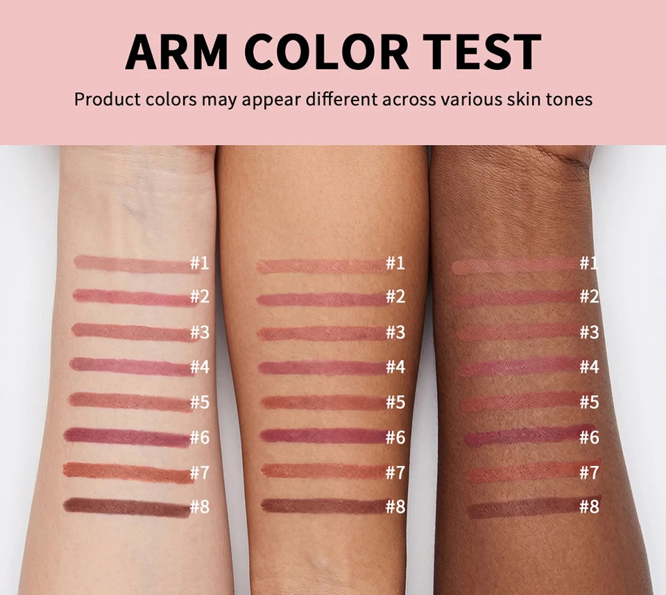 Waterproof Long-Lasting Matte Lip Liner Pencil - 13