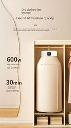 Portable Electric Folding Clothes Dryer with Remote Control