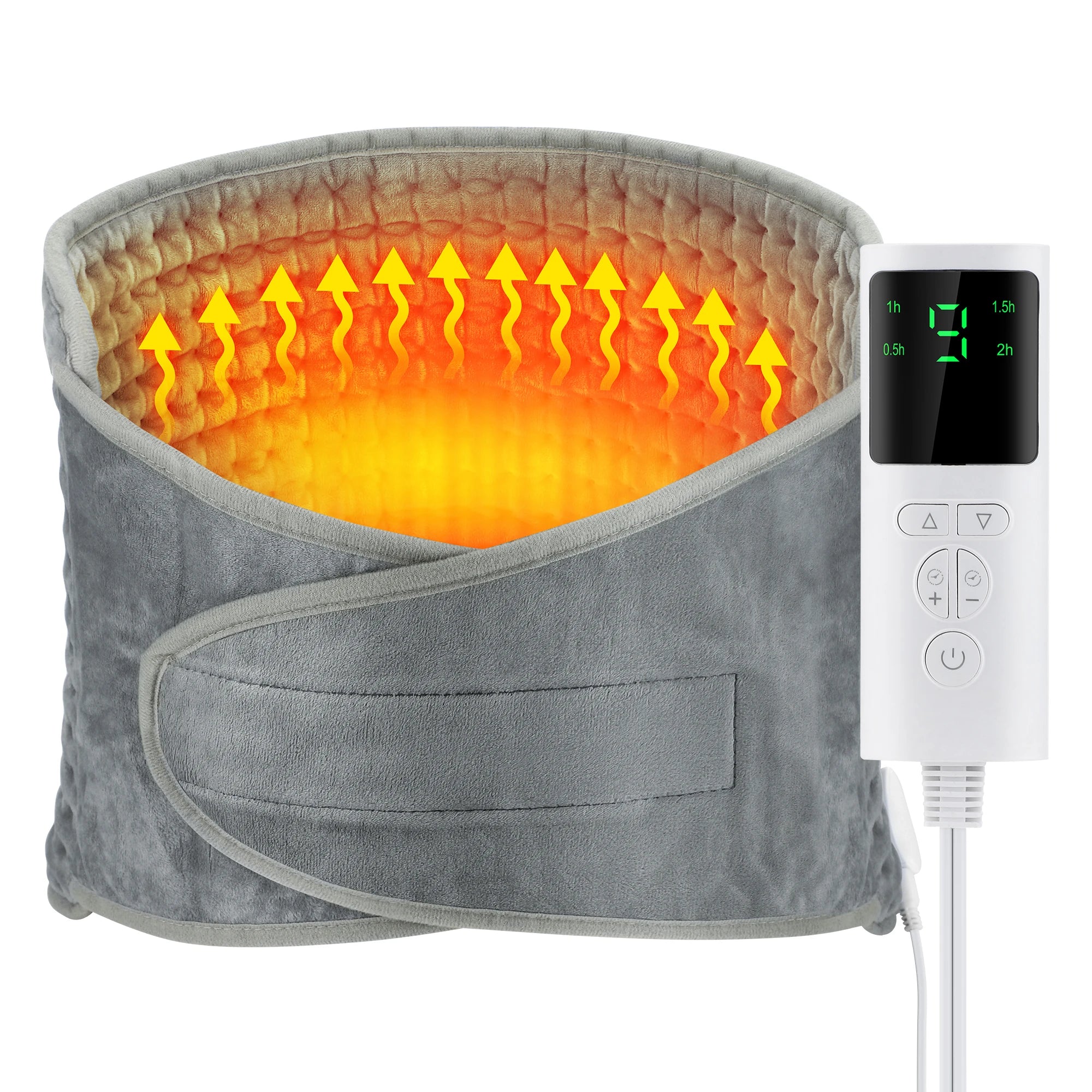 Electric Heating Pad Wrap for Back, Abdomen and Body Relief - 7