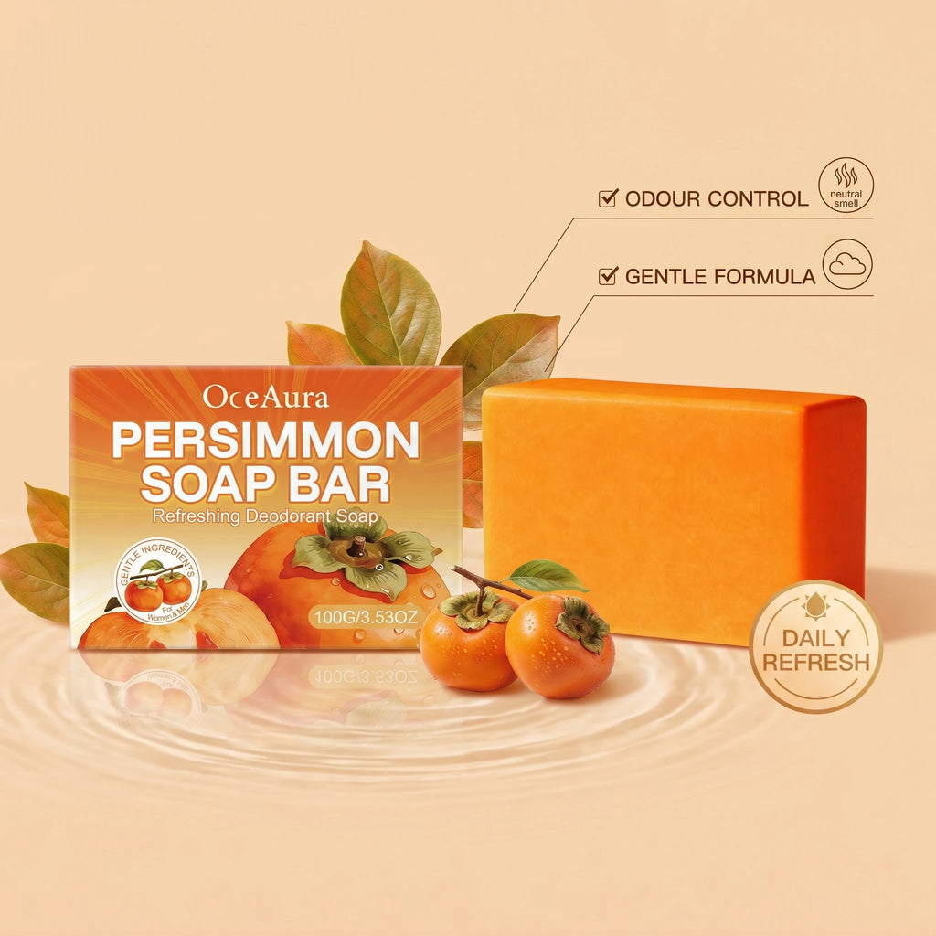 Persimmon Soap Bar for Natural Body Odor Deodorization