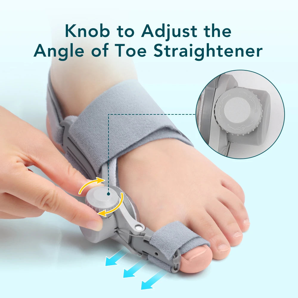 Adjustable Bunion Corrector and Toe Straightener