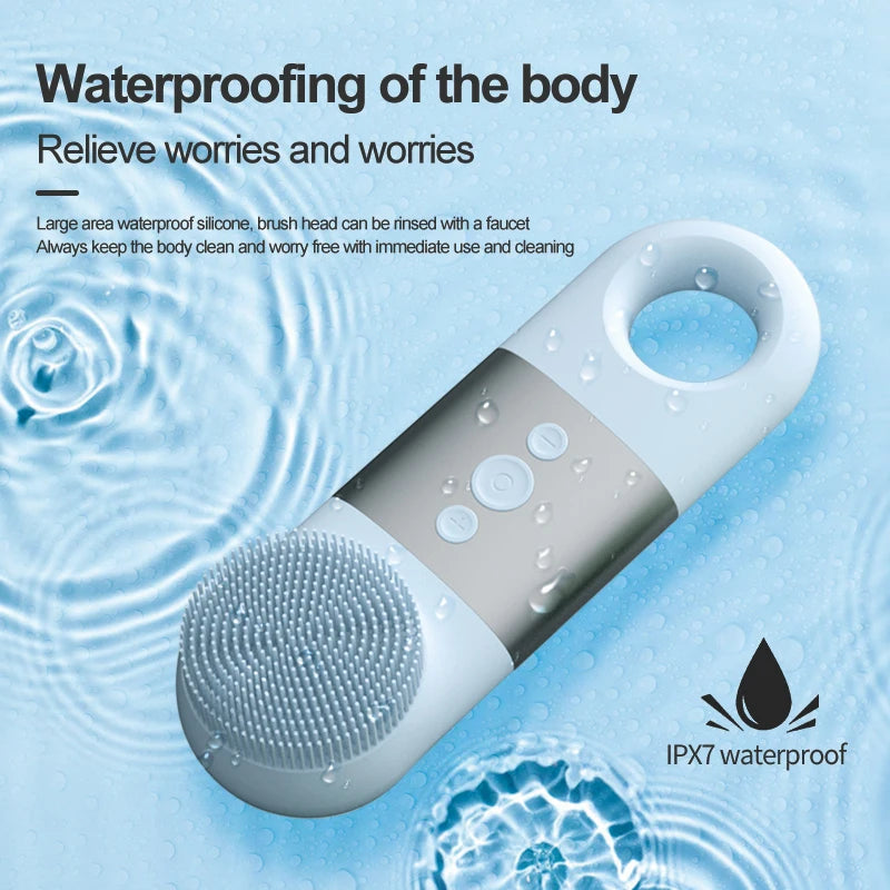 Hot and Cold Sonic Facial Cleansing Brush