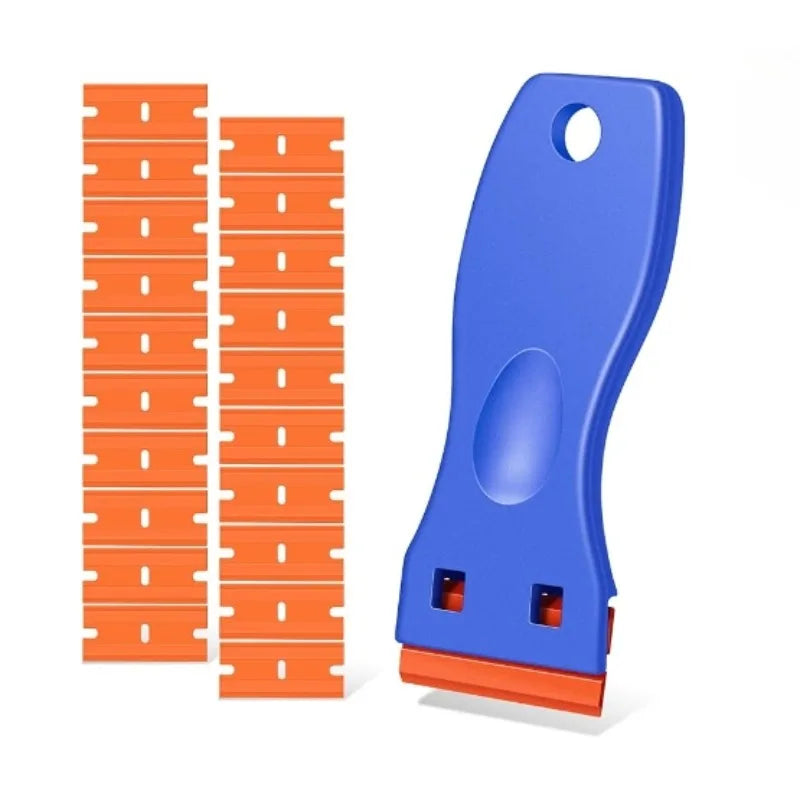 Plastic Razor Scraper Set for Stickers and Decal Removal