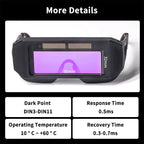 Solar Auto-Darkening Welding Goggles