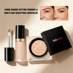 Matte Face Concealer and Setting Powder Makeup Set