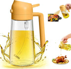 2-in-1 Glass Oil Sprayer and Pourer for Cooking