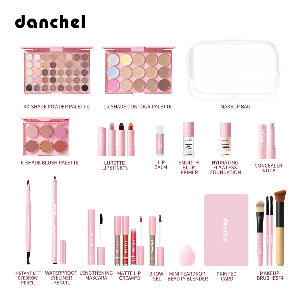 All-in-One Professional Full Face Makeup Cosmetic Kit - 6