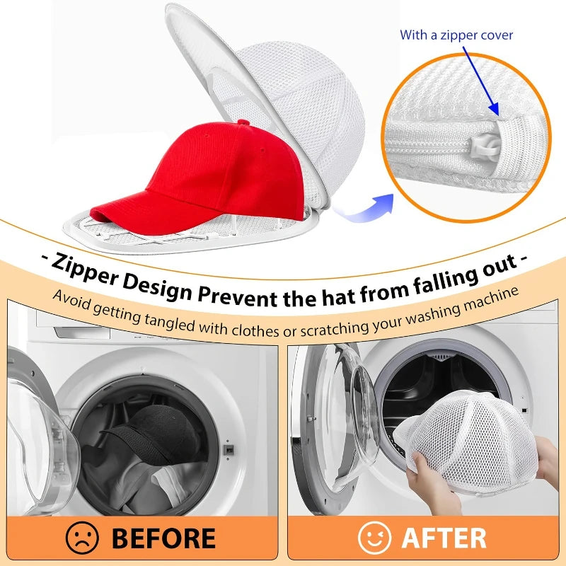 Protective Hat Washing and Drying Rack for Caps