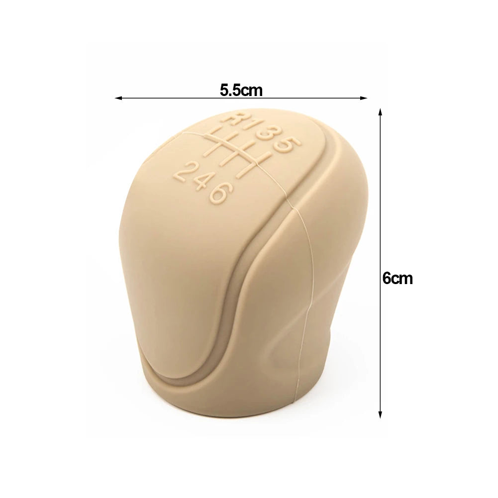 Non-Slip Silicone Car Gear Shift Knob Cover - 10