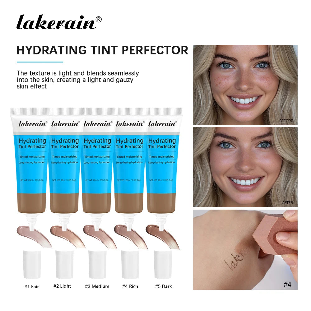 Hydrating Tinted Moisturizer and Face Foundation Cream
