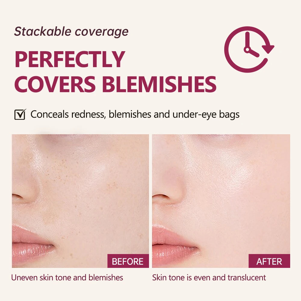 Semi-Matte Long-Lasting Cushion Foundation for Flawless Coverage - 5