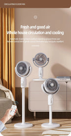 360 Degree Quiet Adjustable Standing Air Circulation Fan