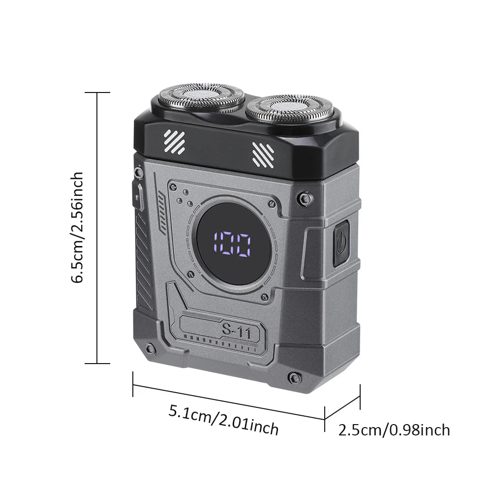 Portable Electric Dual Head Shaver for Men - 28