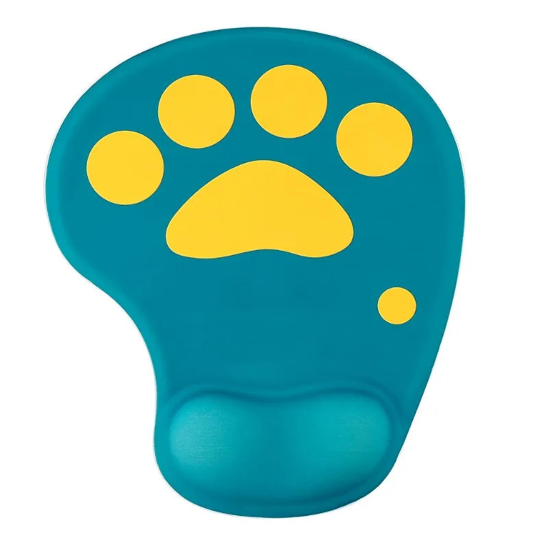 Ergonomic Cat Paw Mouse Pad with Wrist Support