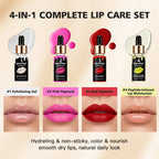 4-Step Complete Lip Care and Hydration Treatment Set