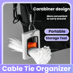 Portable Glow-in-the-Dark Cable Tie Organizer Tool