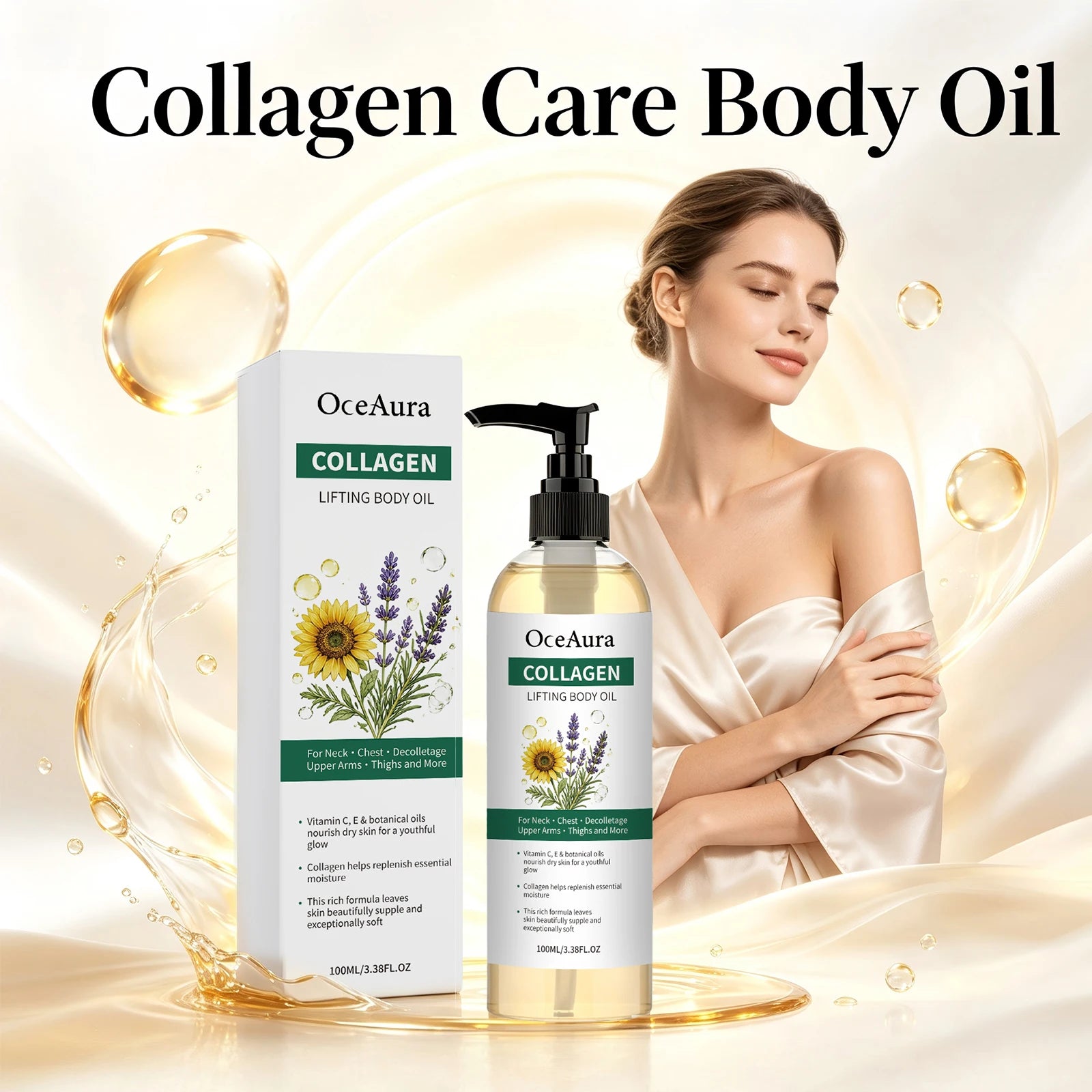 Collagen Nourishing Body Oil for Smooth Skin - 5