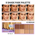 8-Shade Cream Concealer and Contour Palette