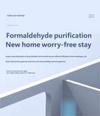 Portable Negative Ion Air Purifier for Home and Office