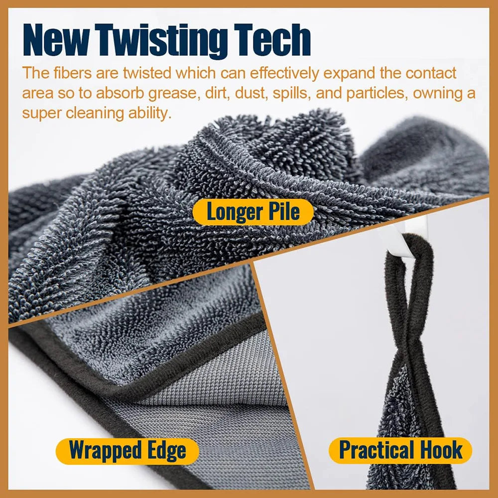 Ultra-Absorbent Microfiber Car Drying Towel - 5