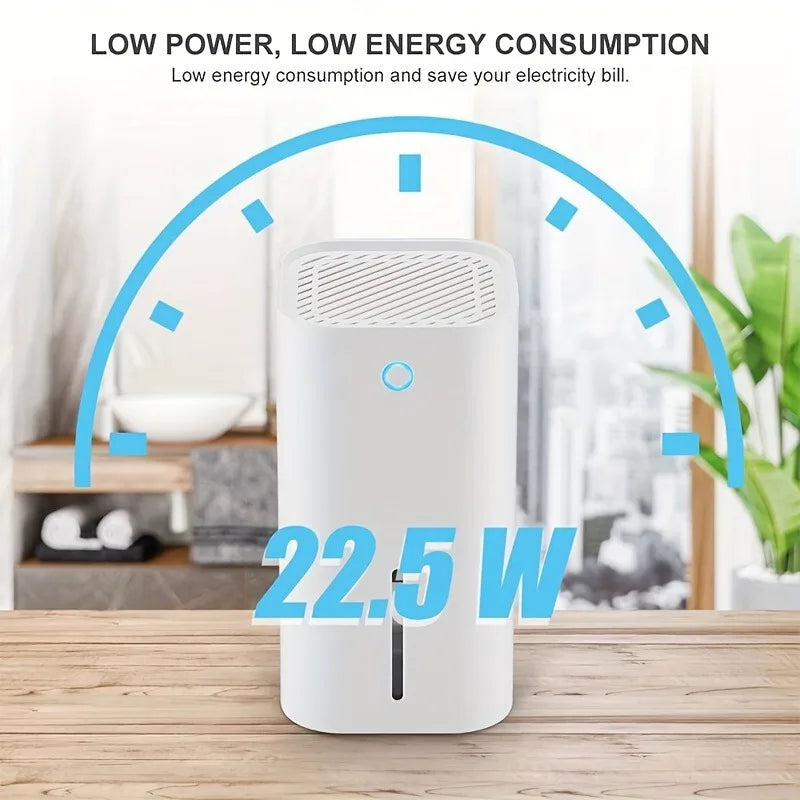Compact Portable Dehumidifier for Home and Office