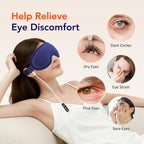 Heated Vibrating Eye Massager for Relaxation and Sleep