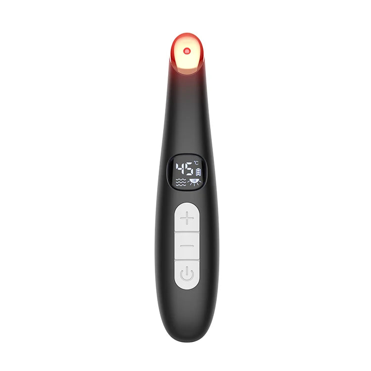 3-in-1 Heated Eye Massager Wand for Dark Circles and Puffiness