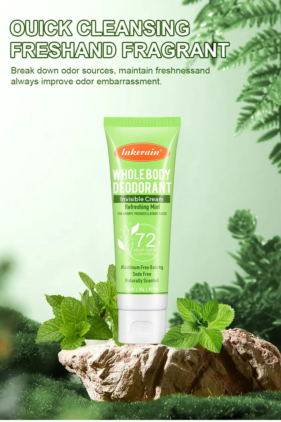 72-Hour Invisible Whole Body Deodorant Cream - 7