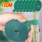 Reusable Adjustable Plant Support Ties for Garden