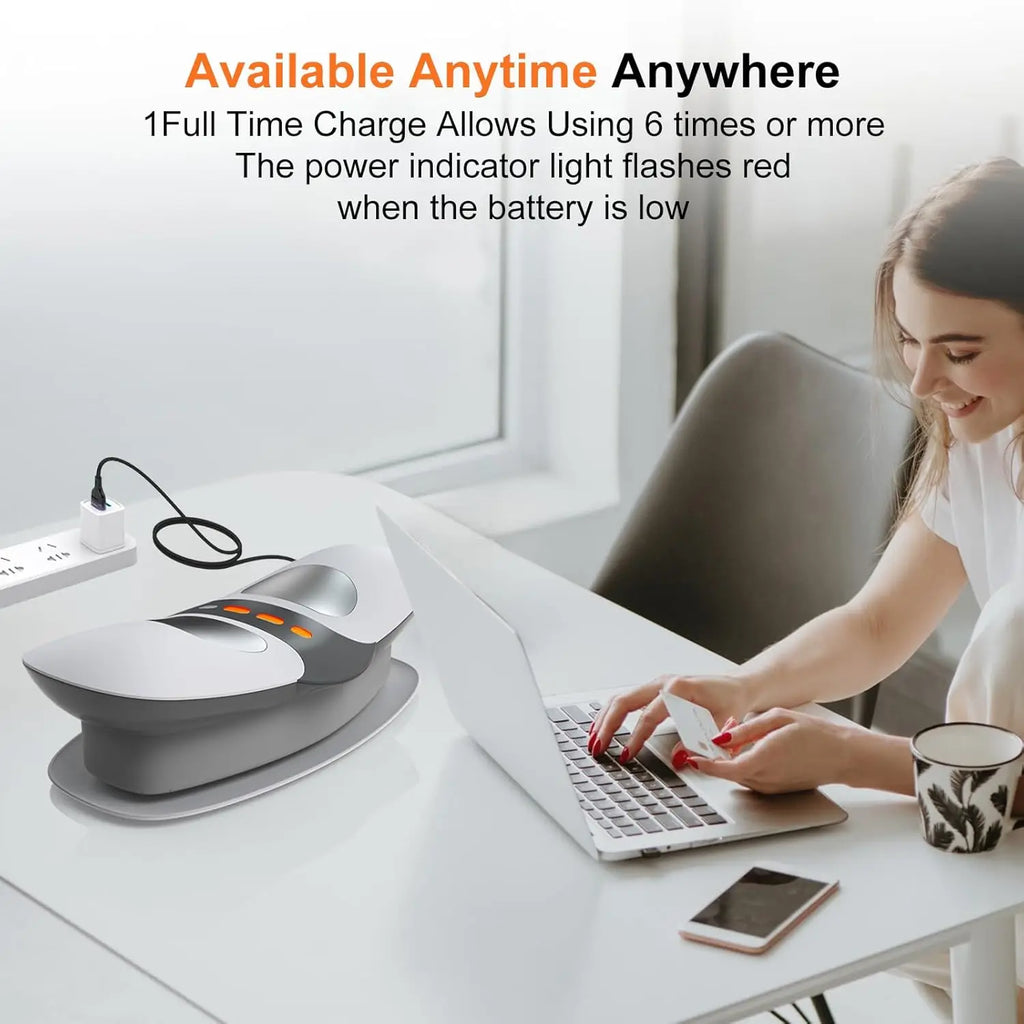 Electric Lumbar Traction and Massage Device for Back Pain