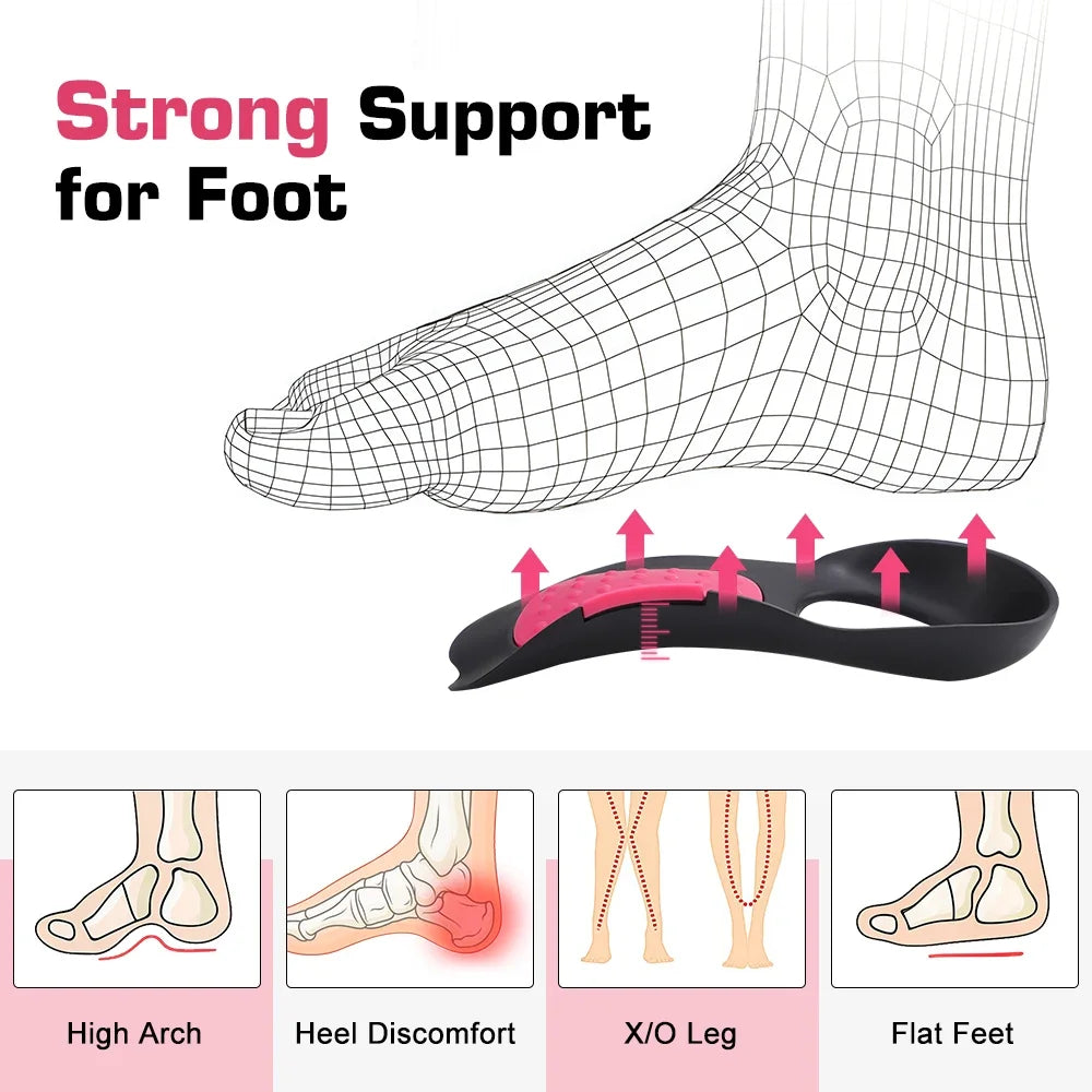 Orthopedic Arch Support Insoles for Flat Feet - 2