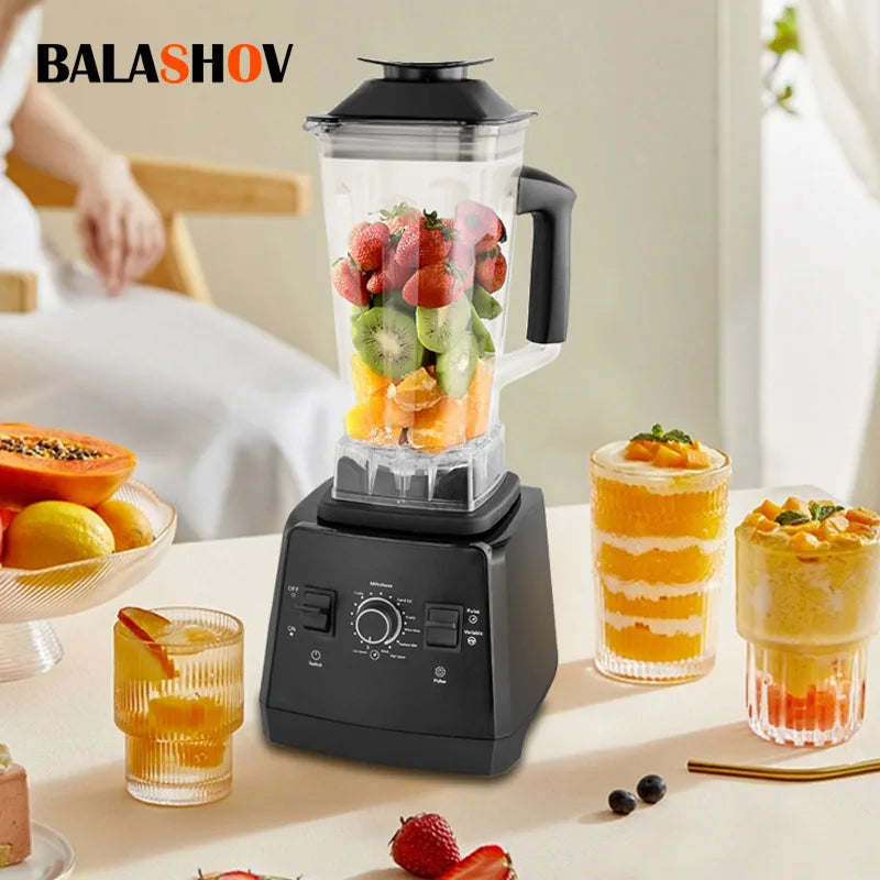 Professional 2L High-Speed Kitchen Blender and Food Processor - 1