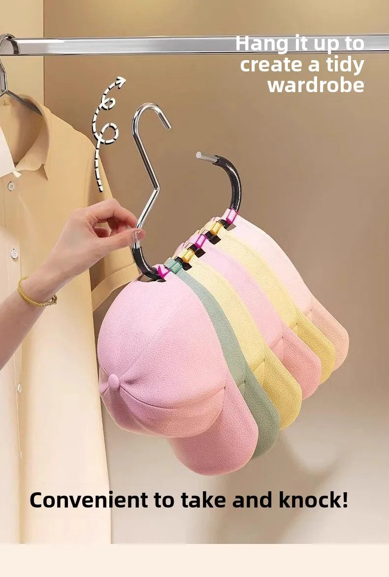 Circle Ring Hat Organizer Rack for Closet - 14
