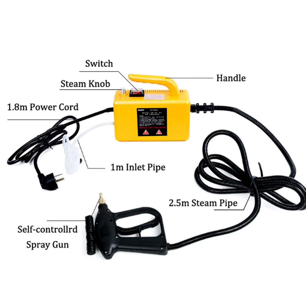 High-Pressure Portable Steam Cleaner for Kitchen and Home - 27