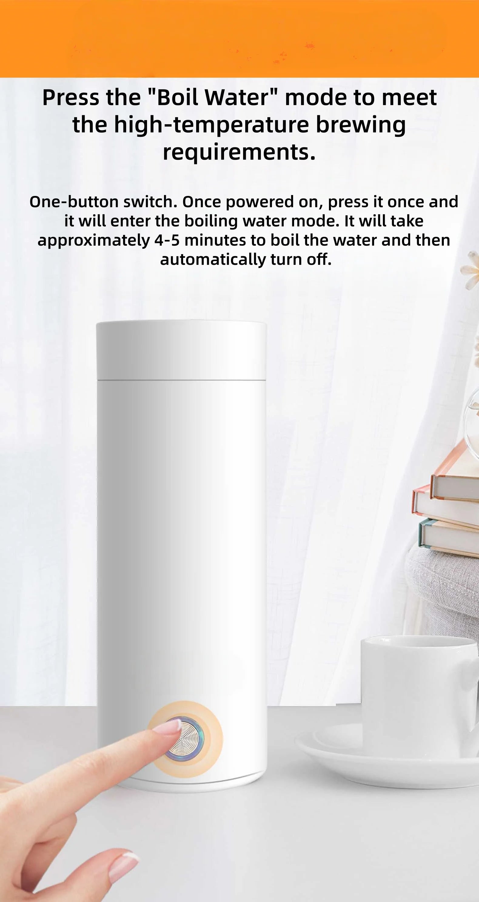 Portable Electric Travel Kettle for Hot Water and Drinks - 13