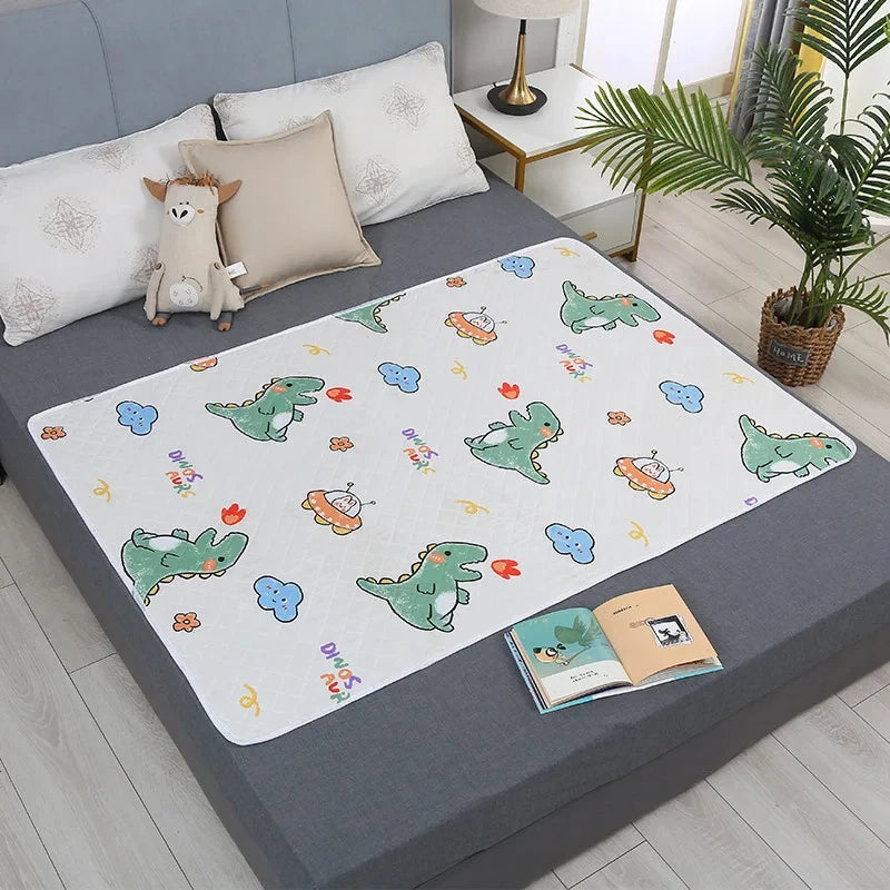 Washable Waterproof Bed Protector Pad for Babies and Adults - 9