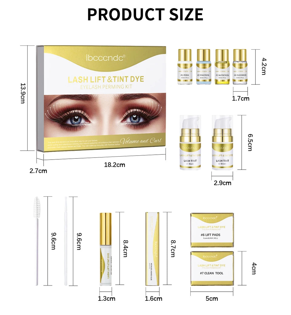 Professional Brow Lamination and Tinting Kit