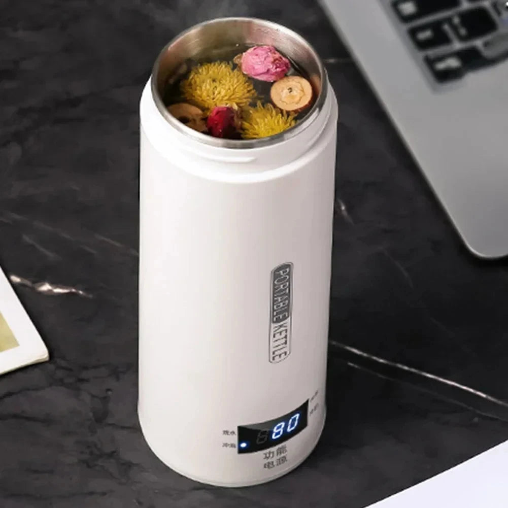 Portable Electric Travel Kettle for Coffee and Tea