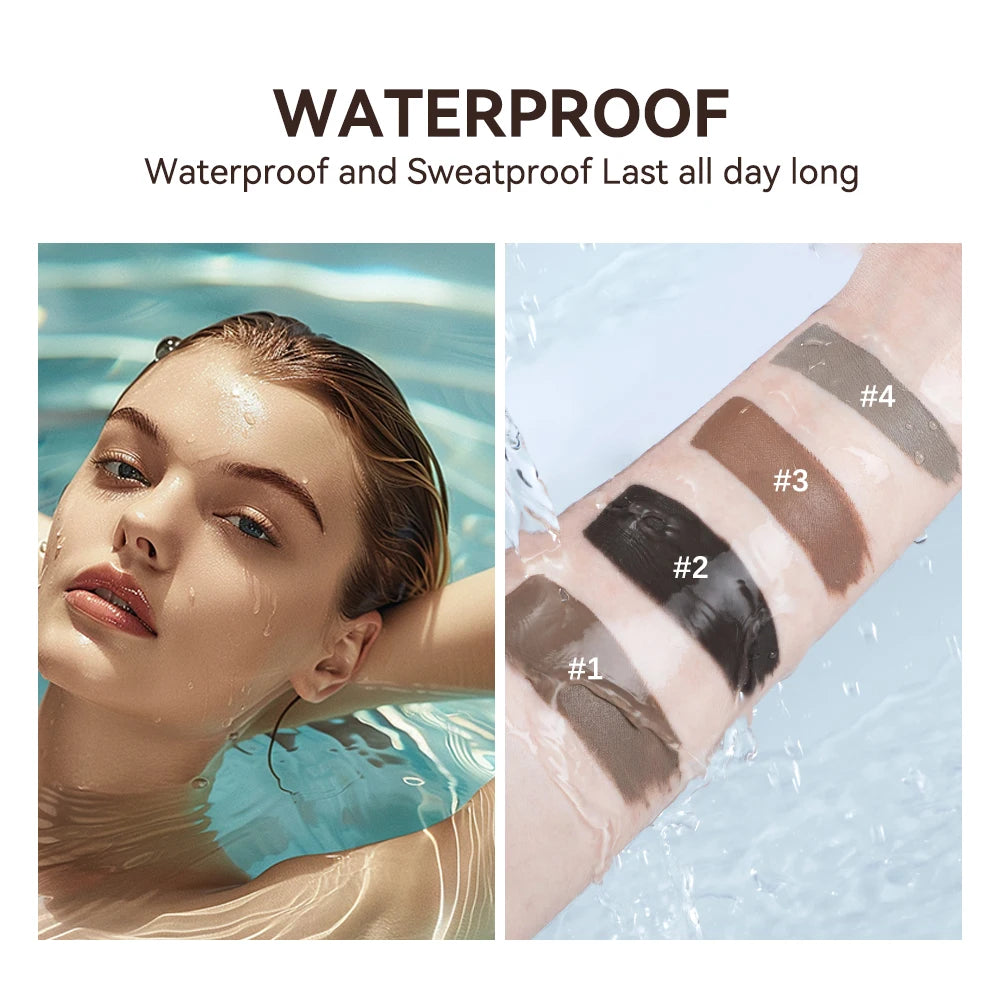 Long-Lasting Waterproof Eyebrow Gel Makeup Set - 5