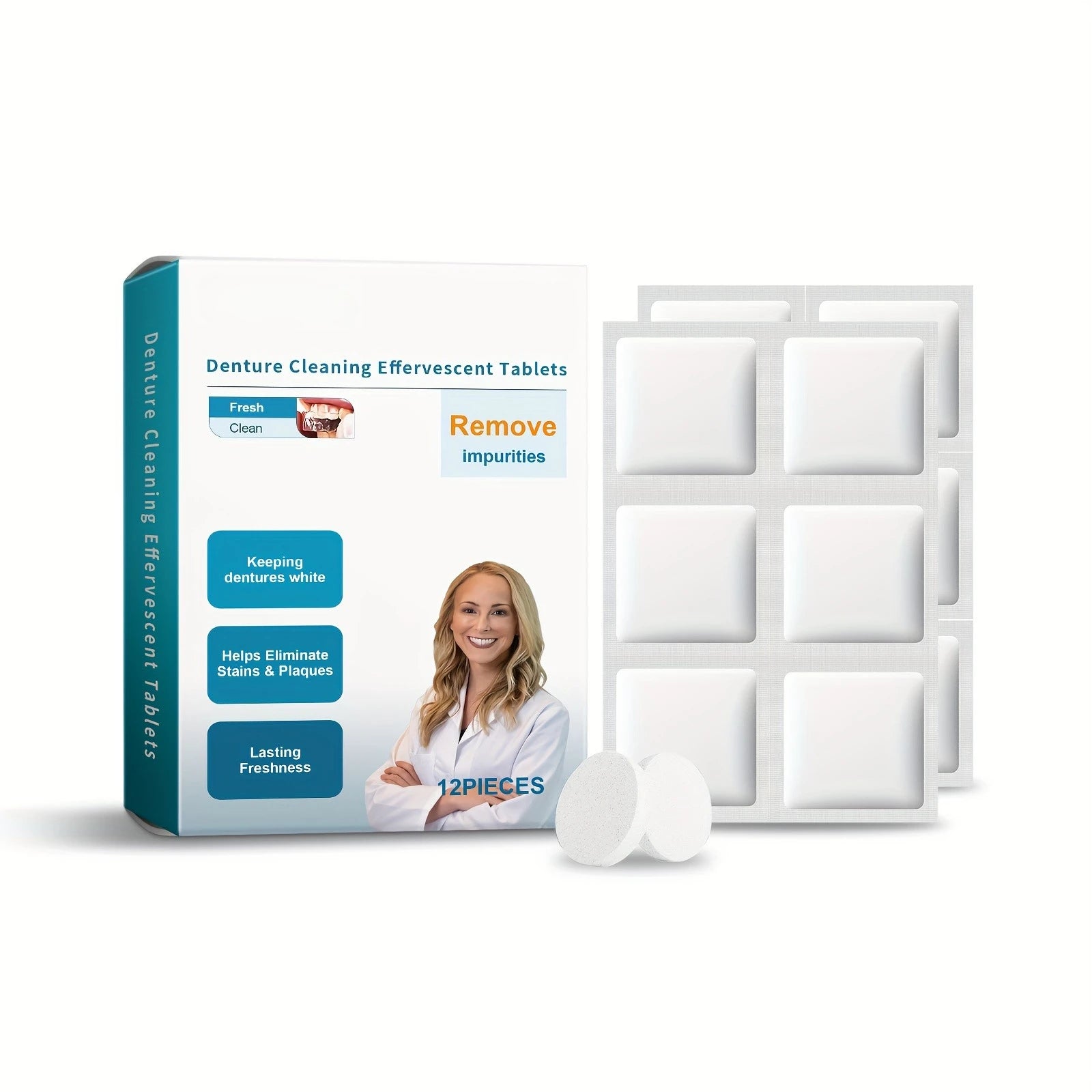 Effervescent Denture and Retainer Cleaning Tablets - 6