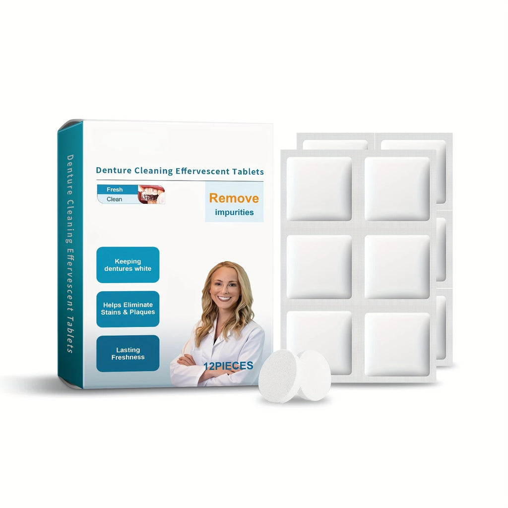 Effervescent Denture and Retainer Cleaning Tablets