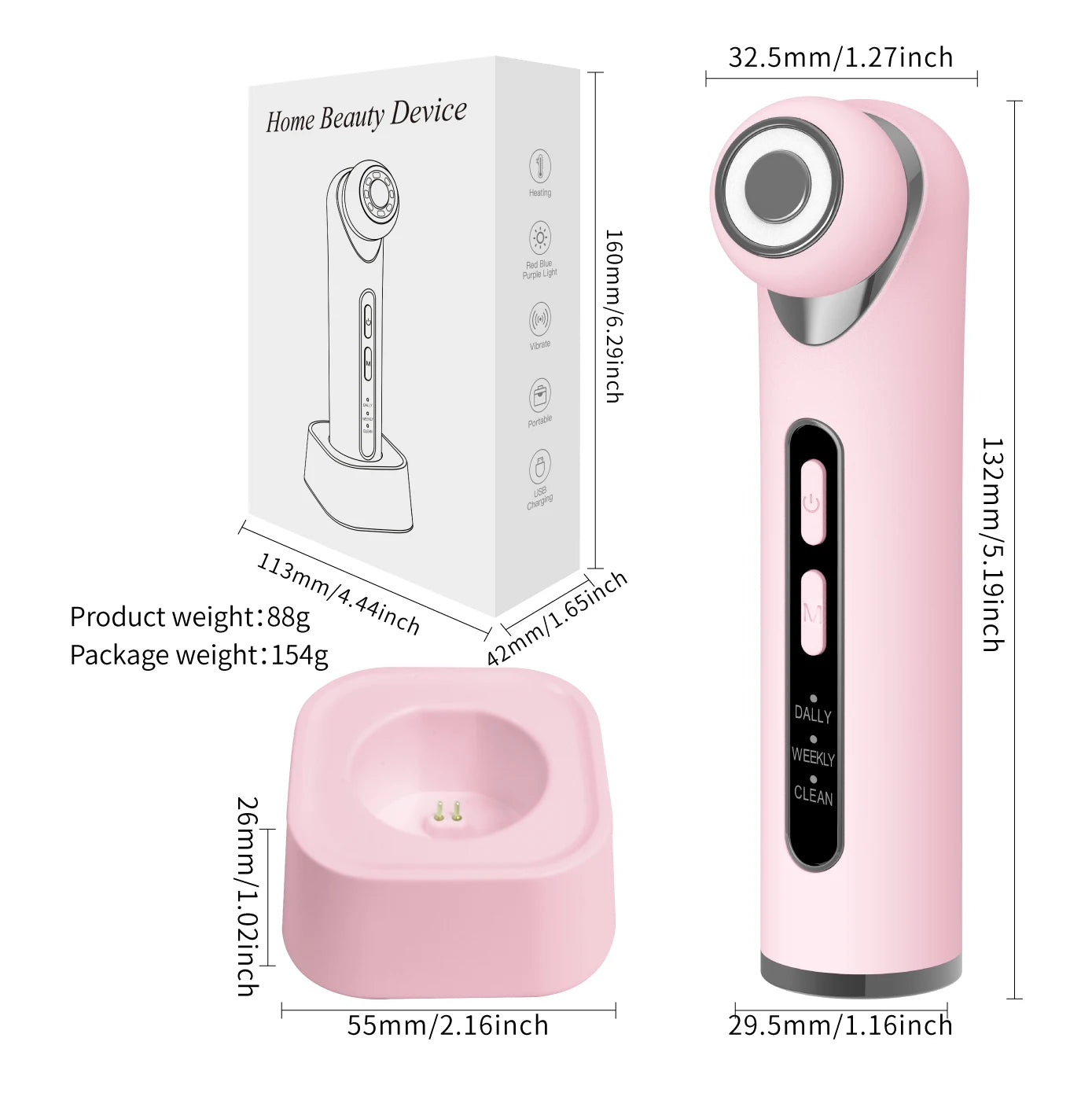 3-in-1 LED Photon Eye Lifting and Anti-Wrinkle Massager - 5