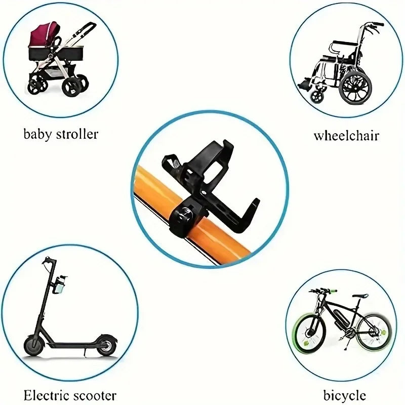 360° Rotating Universal Bike and Scooter Water Bottle Holder - 6