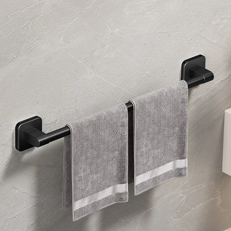 Wall Mounted No-Drill Bathroom Towel Rack