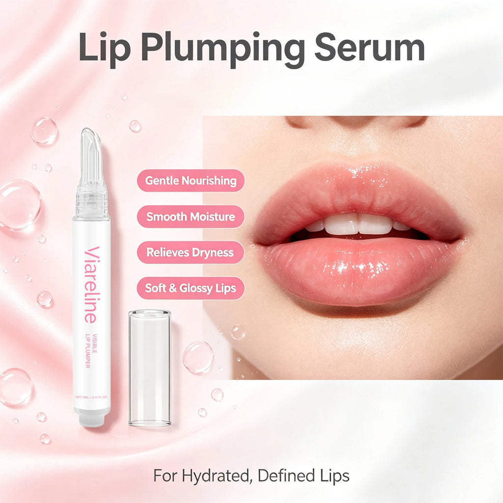 Hydrating Lip Plumper Serum for Smooth and Full Lips